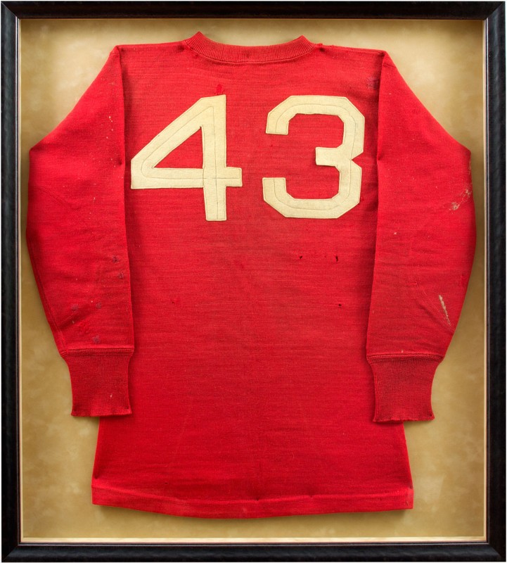 Image of Vintage Jersey in Black Frame.
