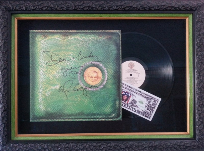 Image of Signed Alice Cooper LP Cover