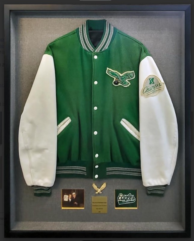 Image of Eagles Jacket Shadow Box