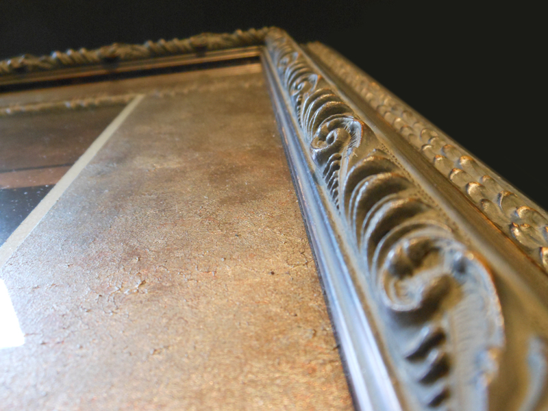 Faux finish mat detail