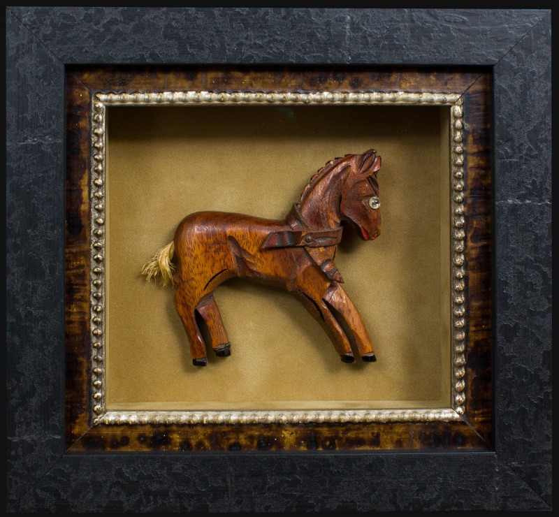 Image of Heirloom Pin in Shadow Box Frame