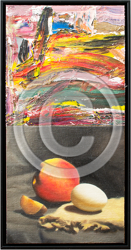 Image of Oil Painting in Frame