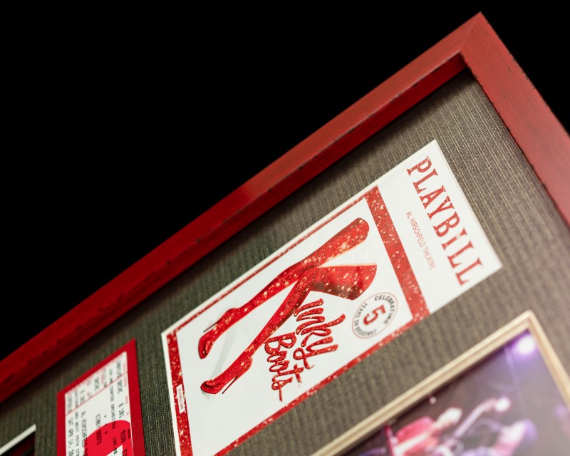 Detail of concert theater framing